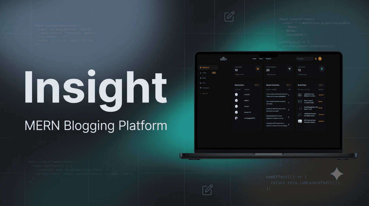 Image of Insight — MERN Blogging Platform