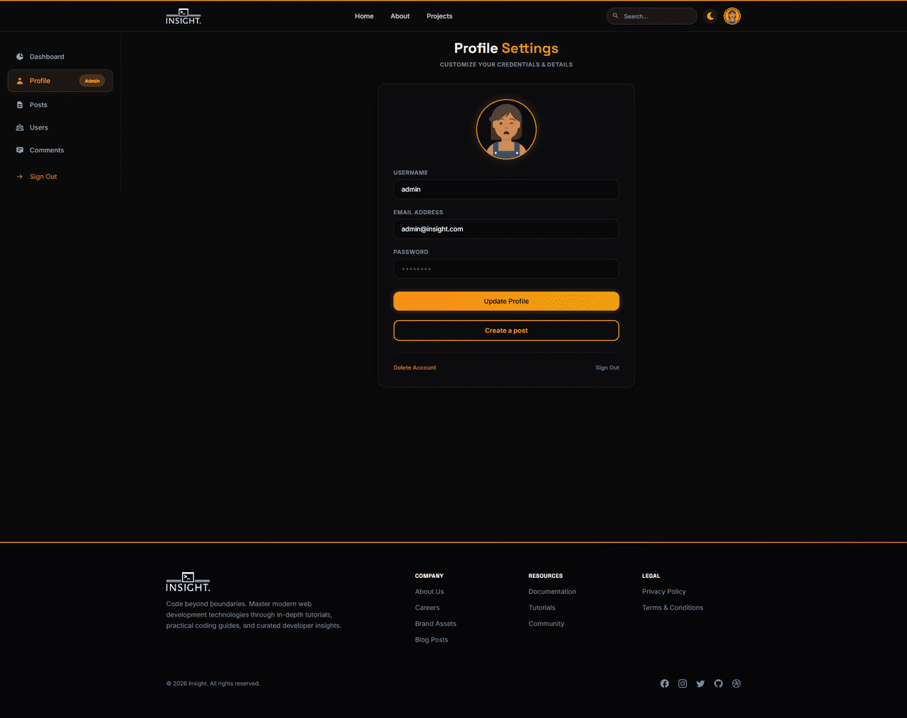 Profile Edit