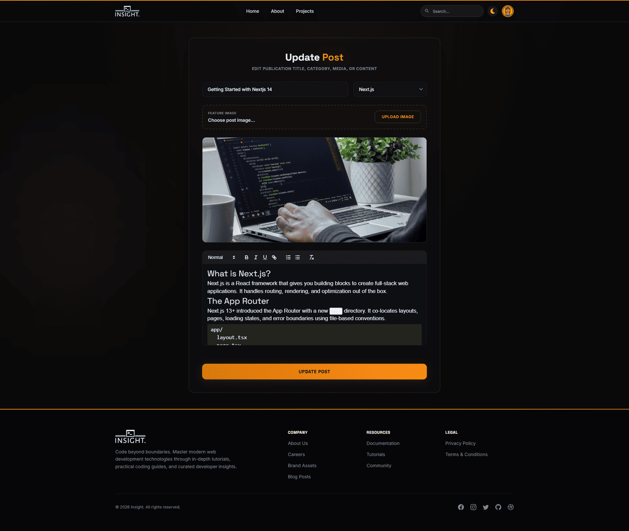 Update Post