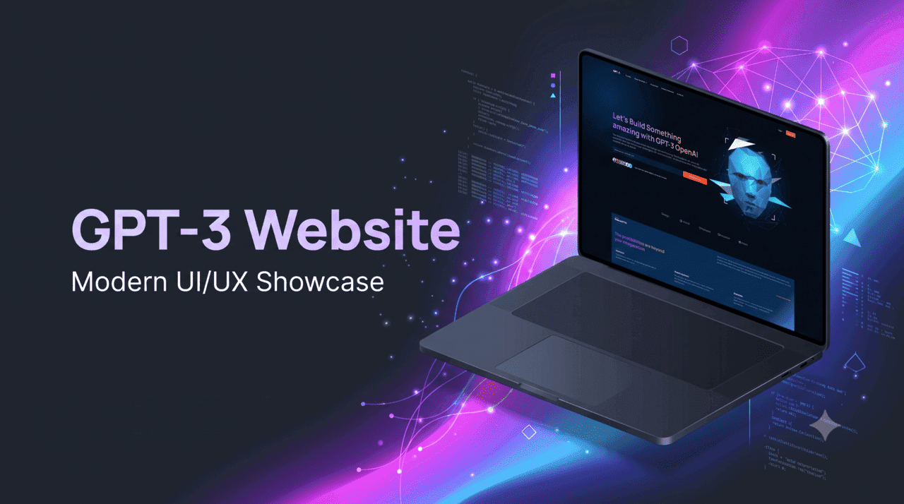 Image of Modern GPT-3 UI/UX Website