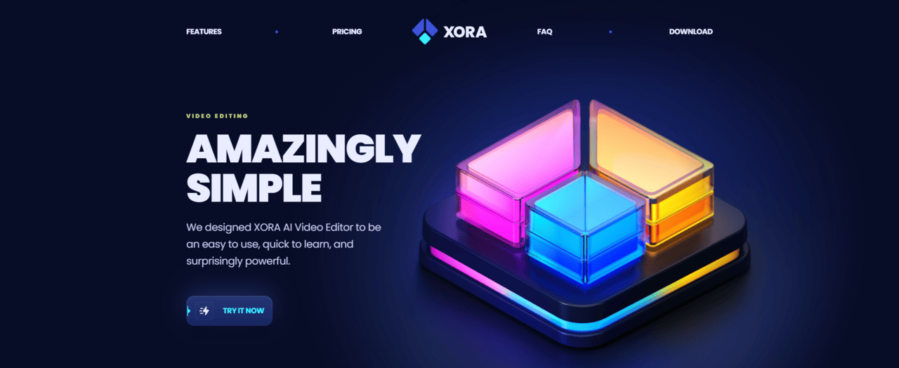 Xora Landing Page
