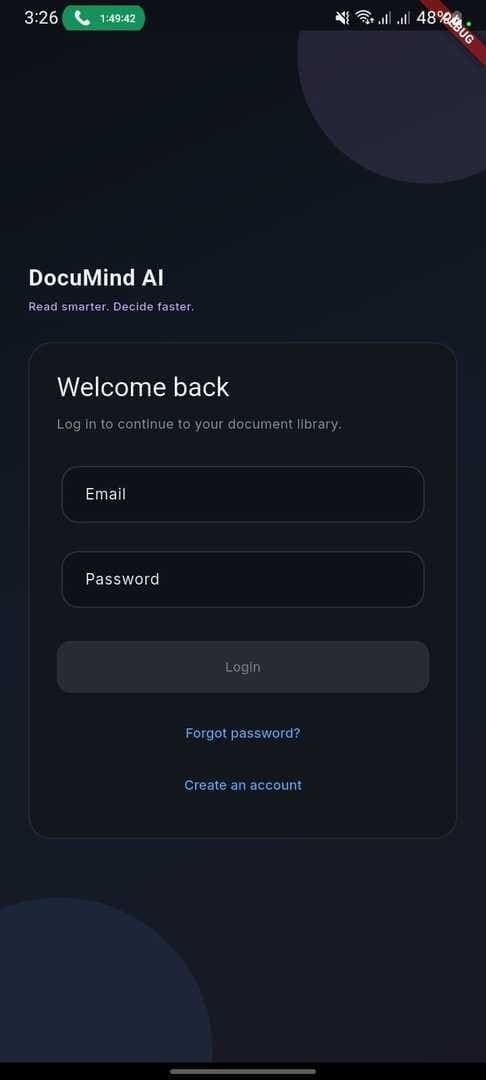 Login Screen